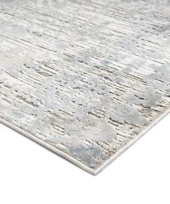 Miss Amara Pilar Grey Ivory And Blue Traditional Floral Rug All Rugs