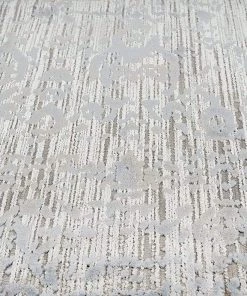 Miss Amara Pilar Grey Ivory And Blue Traditional Floral Rug All Rugs