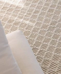 Miss Amara Piper Diamond Bleached Jute Rug All Rugs