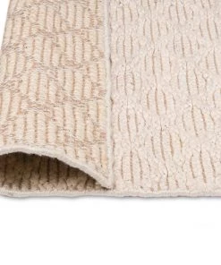 Miss Amara Piper Diamond Bleached Jute Runner Rug