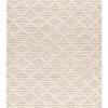 Miss Amara Piper Diamond Bleached Jute Runner Rug