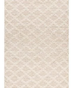 Miss Amara Piper Diamond Bleached Jute Runner Rug
