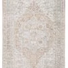 Miss Amara Piya Brown And Grey Traditional Distressed Rug