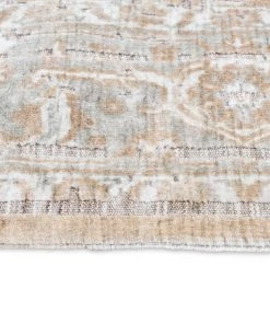Miss Amara Piya Brown And Grey Traditional Distressed Rug