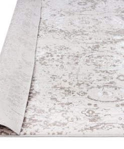 Miss Amara All Rugs Poppy Cream Brown And Grey Traditional Floral Rug