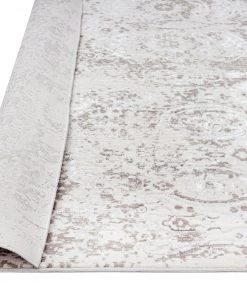 Miss Amara Poppy Cream Brown And Grey Traditional Floral Runner Rug All Rugs