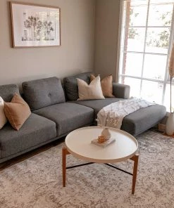 Miss Amara All Rugs Poppy Cream Brown And Grey Traditional Floral Rug