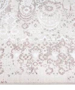 Miss Amara All Rugs Poppy Cream Brown And Grey Traditional Floral Rug