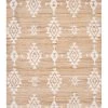 Miss Amara Quincy White And Natural Tribal Reversible Jute Rug All Rugs