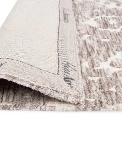 Miss Amara Quinn Grey Ivory And Cream Floral Motif Runner Rug All Rugs