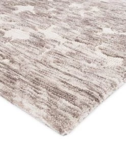 Miss Amara All Rugs Quinn Grey Ivory And Cream Floral Motif Rug