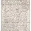Miss Amara All Rugs Quinn Grey Ivory And Cream Floral Motif Rug
