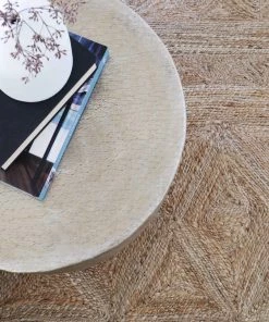 Miss Amara Rani Diamond Pattern Flatweave Hemp Rug All Rugs