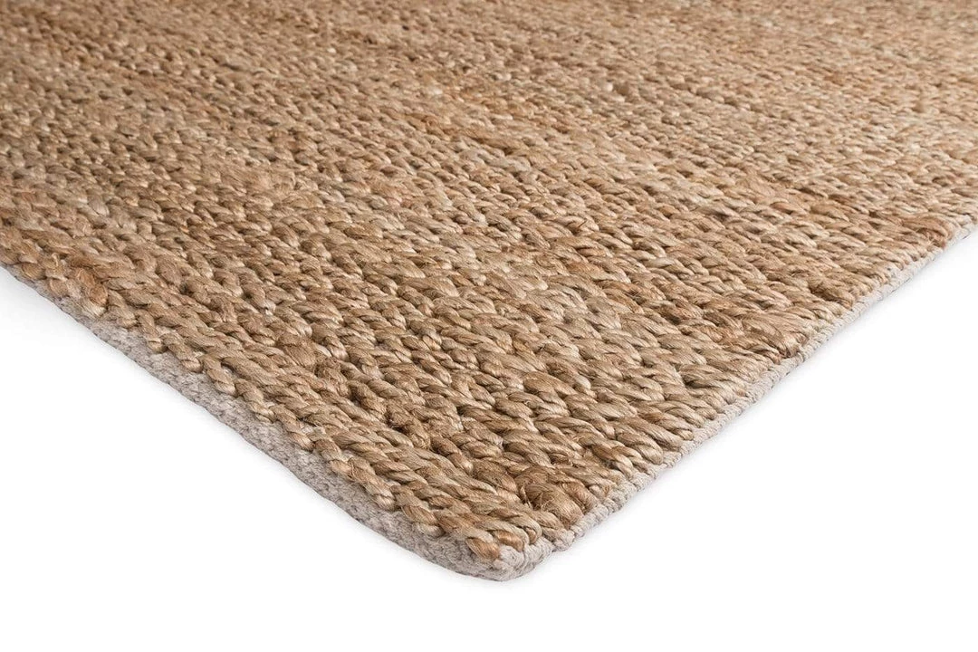 Miss Amara All Rugs Indigo Natural Tan Braided Jute Rug