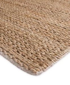 Miss Amara All Rugs Indigo Natural Tan Braided Jute Runner Rug