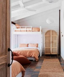 Miss Amara Raven Natural Tan Braided Jute Runner Rug