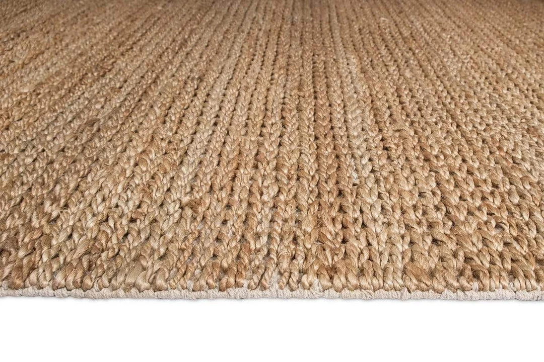 Miss Amara All Rugs Indigo Natural Tan Braided Jute Rug