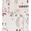 Miss Amara All Rugs Remi Ivory Multi-Colour Abstract Tribal PET Runner Rug