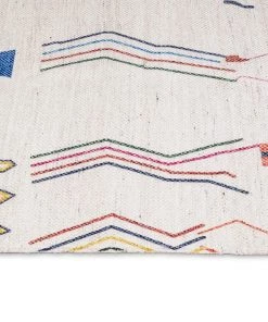 Miss Amara All Rugs Remi Ivory Multi-Colour Abstract Tribal PET Runner Rug