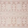 Miss Amara Rita Peach And Ivory Tribal Pattern Rug