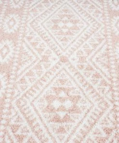 Miss Amara Rita Peach And Ivory Tribal Pattern Runner Rug All Rugs