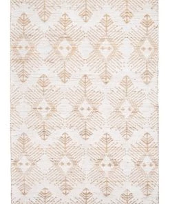 Miss Amara Rosie White And Natural Tribal Reversible Jute Rug