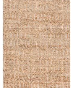 Miss Amara Ruby Tribal Natural Jute Runner Rug
