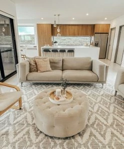 Miss Amara Rumi Grey And Ivory Transitional Tribal Rug All Rugs