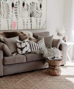 Miss Amara Sabra Diamond Lattice Jute Rug All Rugs