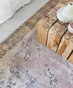 Miss Amara All Rugs Sadie Coral Peach Turkish Style Distressed Rug