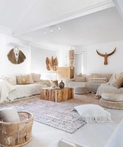 Miss Amara All Rugs Sadie Coral Peach Turkish Style Distressed Rug