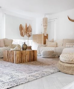 Miss Amara All Rugs Sadie Coral Peach Turkish Style Distressed Rug