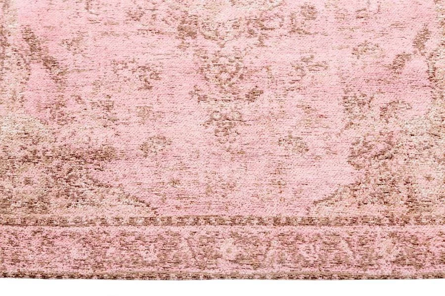 Miss Amara Sahara Turkish Style Pink Distressed Medallion Runner Rug
