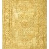 Miss Amara Sariah Mustard Yellow And Beige Distressed Rug All Rugs