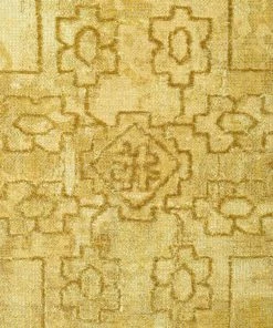 Miss Amara Sariah Mustard Yellow And Beige Distressed Rug All Rugs