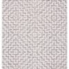 Miss Amara All Rugs Sarita Ivory And Grey Geometric Textured Rug