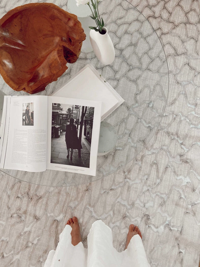 Miss Amara Sasha Ivory Cream And Grey Abstract Transitional Rug All Rugs