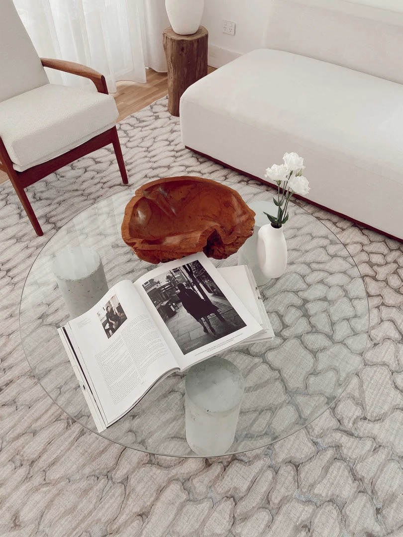 Miss Amara Sasha Ivory Cream And Grey Abstract Transitional Rug All Rugs