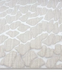 Miss Amara Sasha Ivory Cream And Grey Abstract Transitional Runner Rug