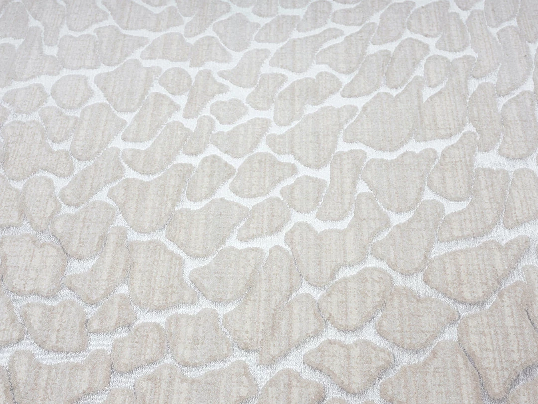 Miss Amara Sasha Ivory Cream And Grey Abstract Transitional Runner Rug