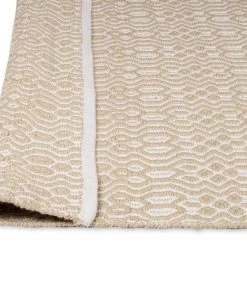 Miss Amara All Rugs Saskia Beige And Ivory Indoor Outdoor PET Runner Rug