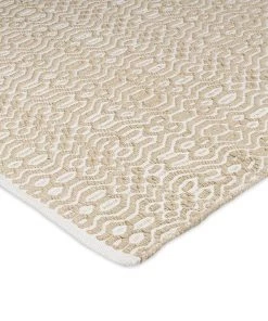 Miss Amara All Rugs Saskia Beige And Ivory Indoor Outdoor PET Runner Rug