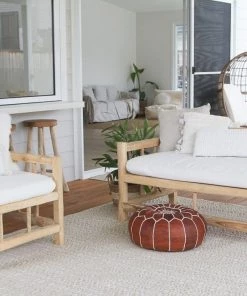 Miss Amara Saskia Beige And Ivory Indoor Outdoor PET Rug