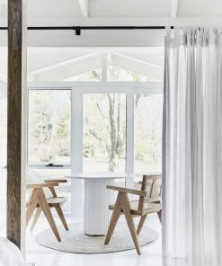 Miss Amara Sayulita Natural Hand-Braided Round Jute Rug