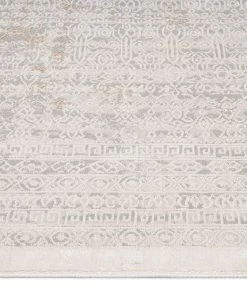 Miss Amara Seda Cream Ivory And Grey Traditional Floral Rug All Rugs