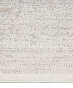 Miss Amara All Rugs Seda Cream Ivory And Grey Traditional Floral Runner Rug