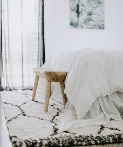 Miss Amara Selena Ivory And Charcoal Grey Tribal Shag Rug