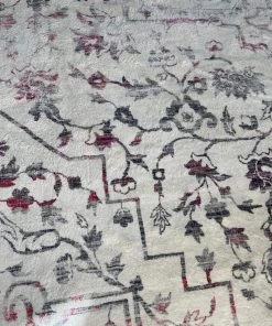 Miss Amara All Rugs Selita Purple And Grey Distressed Transitional Rug