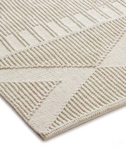 Miss Amara Shaka Ivory Tribal Flatweave Rug All Rugs