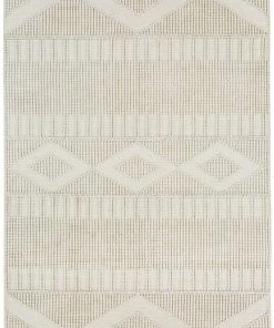 Miss Amara Shaka Ivory Tribal Flatweave Rug All Rugs